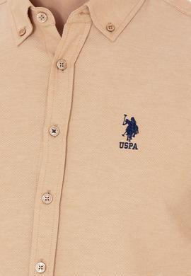 Erkek Camel Uzun Kollu Basic Gömlek - 50262980077