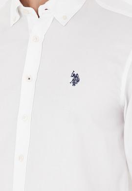 Erkek Beyaz Uzun Kollu Basic Gömlek - 50263025015