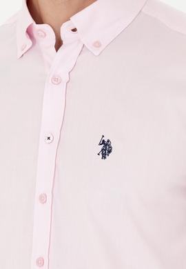 Erkek Manolya Uzun Kollu Basic Gömlek - 50263049096