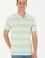 Erkek Regular Fit Polo Yaka Su Yeşili Tişört