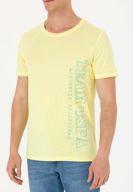 Erkek Açık Sarı Tişört - 50263395044