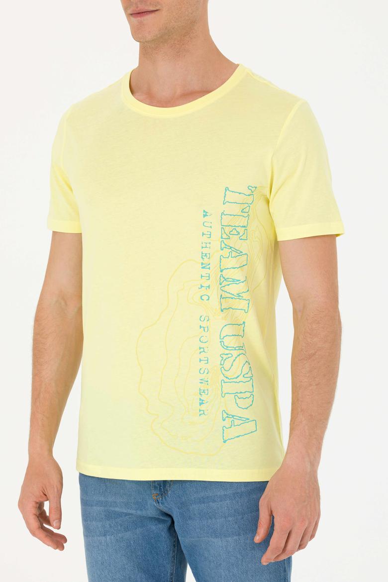 Erkek Açık Sarı Tişört - 50263395044