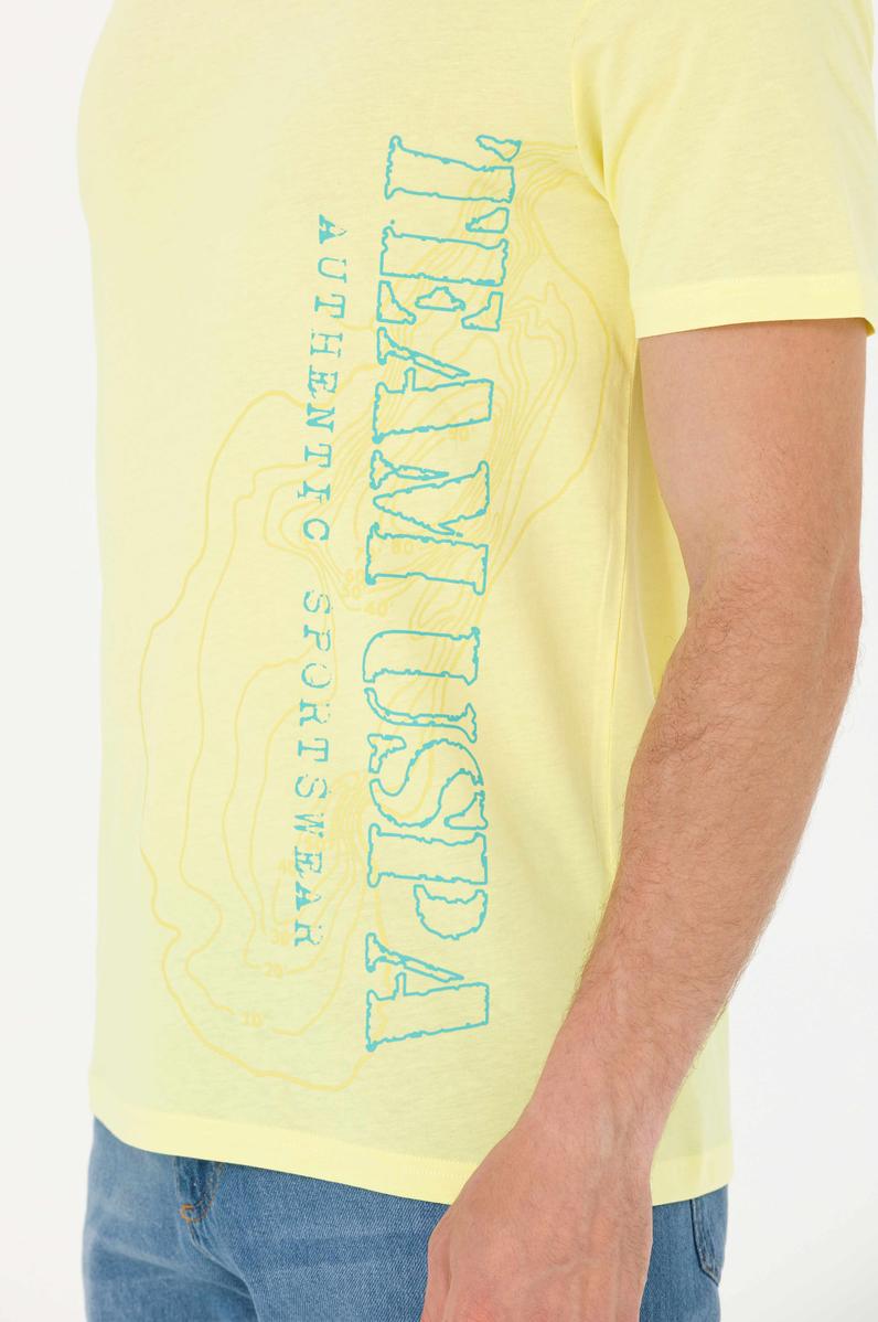 Erkek Açık Sarı Tişört