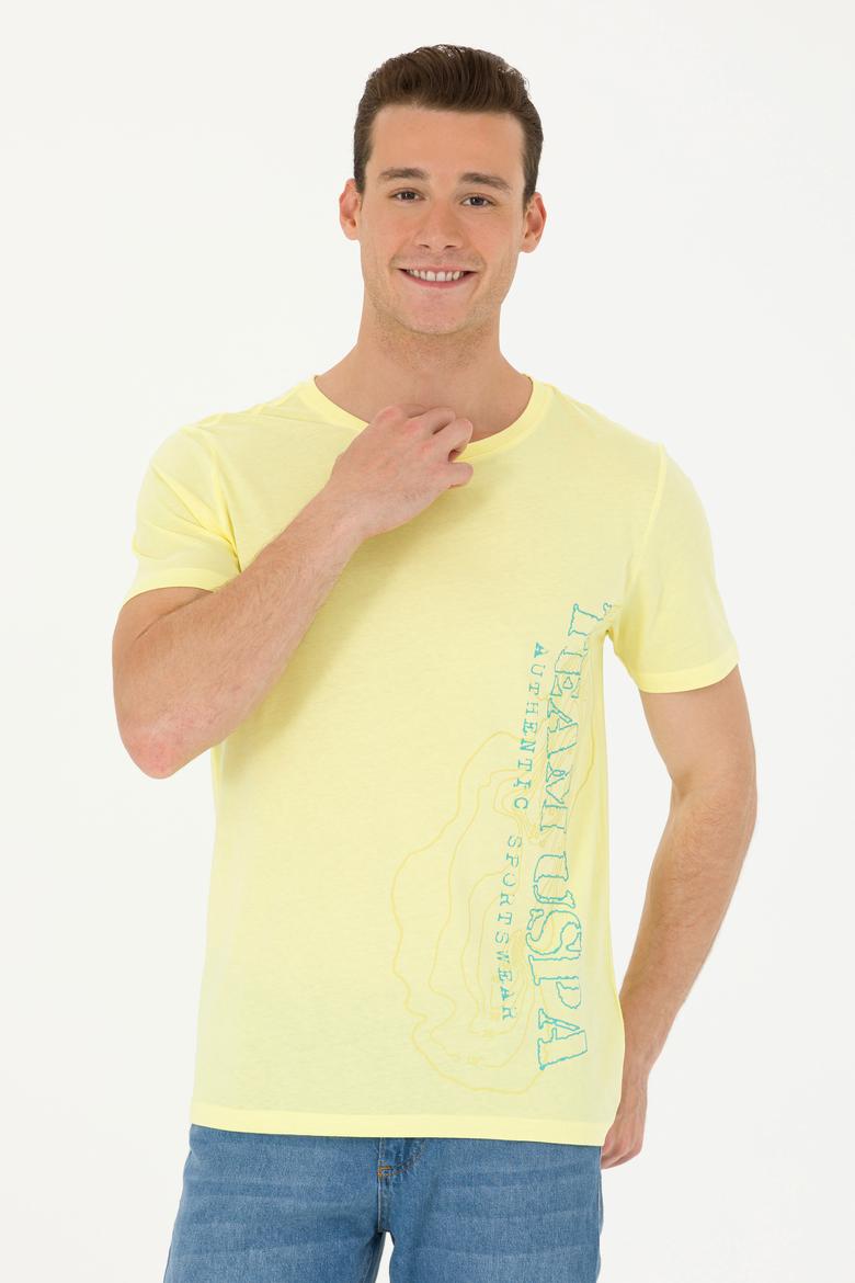 Erkek Açık Sarı Tişört