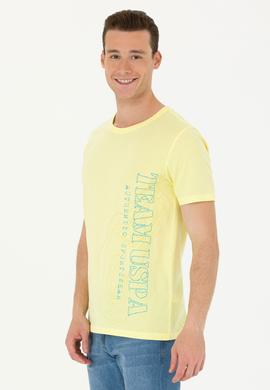 Erkek Açık Sarı Tişört - 50263395044