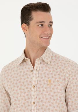 Erkek Camel Uzun Kollu Gömlek - 50263880006