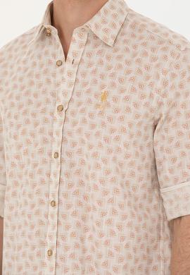 Erkek Camel Uzun Kollu Gömlek - 50263880006