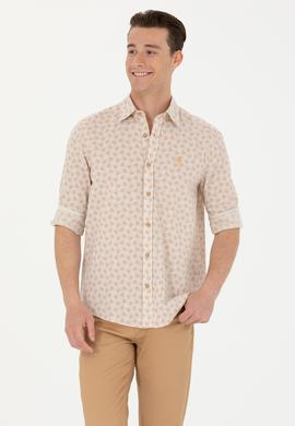 Erkek Camel Uzun Kollu Gömlek - 50263880006