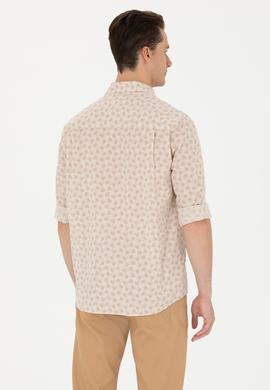 Erkek Camel Uzun Kollu Gömlek - 50263880006