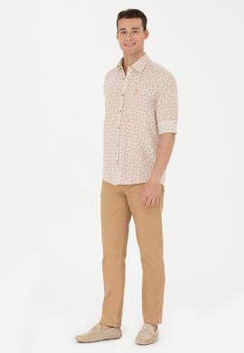 Erkek Camel Uzun Kollu Gömlek - 50263880006