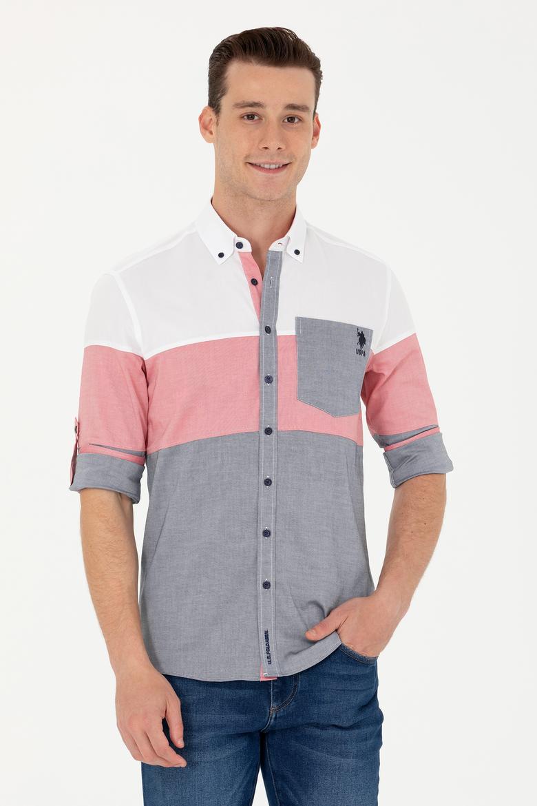 Erkek Lacivert Uzun Kollu Gömlek