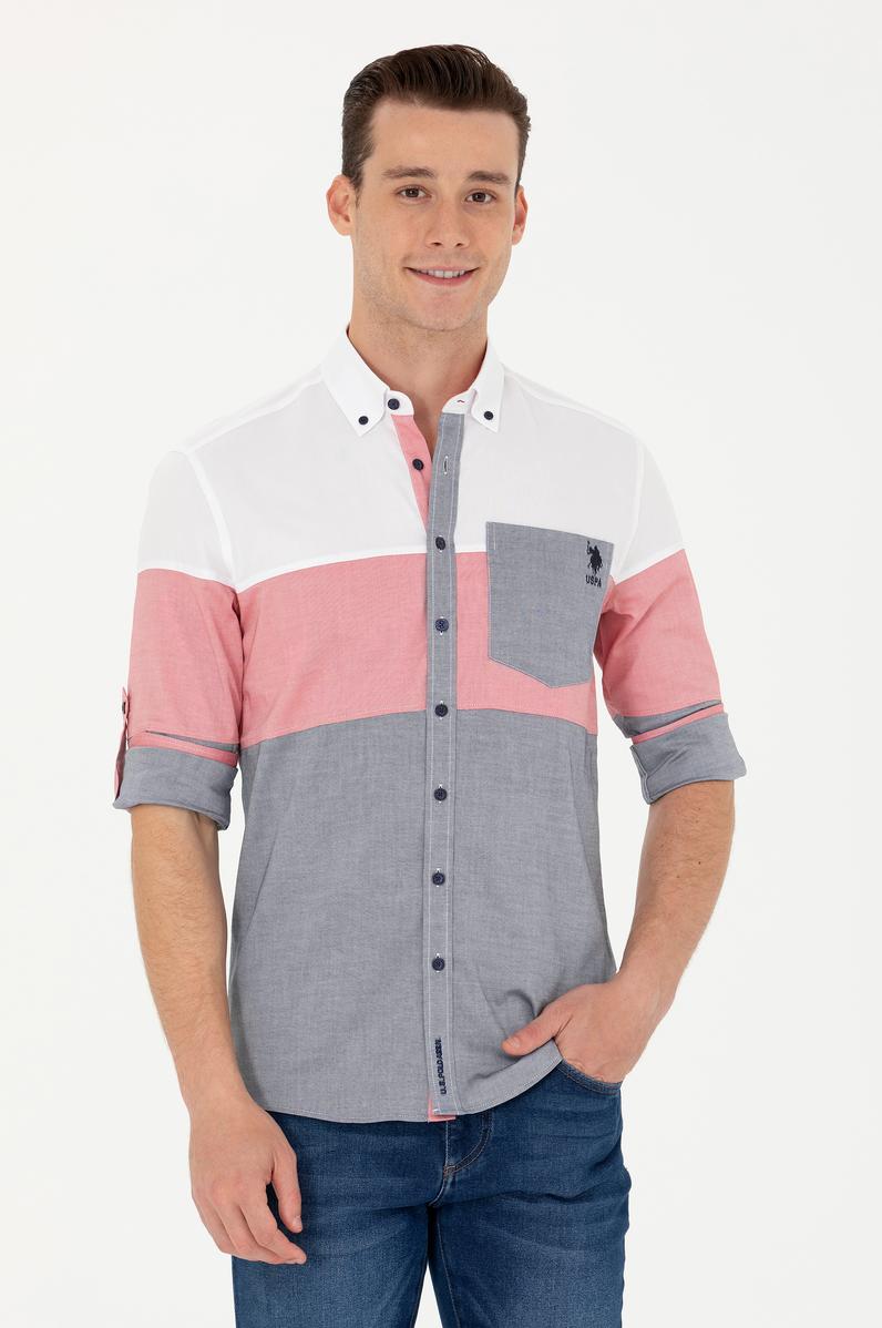 Erkek Lacivert Uzun Kollu Gömlek