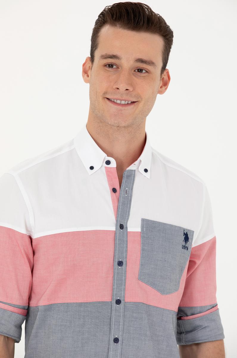 Erkek Lacivert Uzun Kollu Gömlek