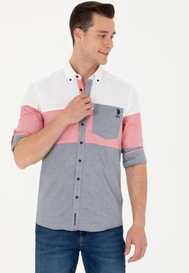 Erkek Lacivert Uzun Kollu Gömlek - 50264102006