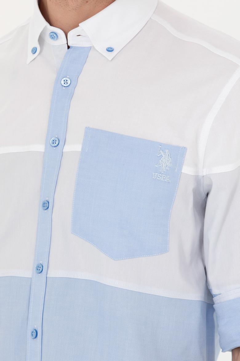 Erkek Mavi Uzun Kollu Gömlek - 50264102024