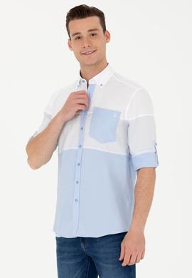 Erkek Mavi Uzun Kollu Gömlek - 50264102024