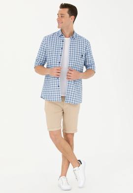 Erkek Lacivert Uzun Kollu Gömlek - 50264415005