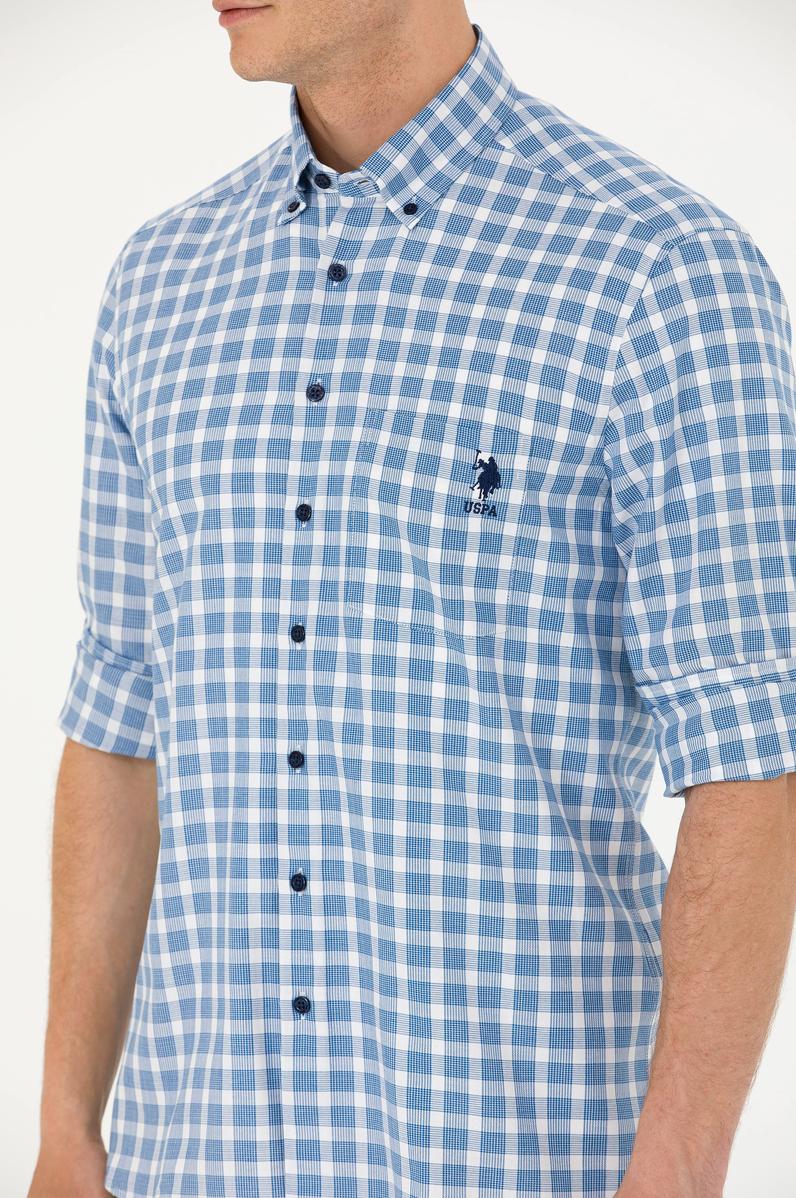 Erkek Lacivert Uzun Kollu Gömlek