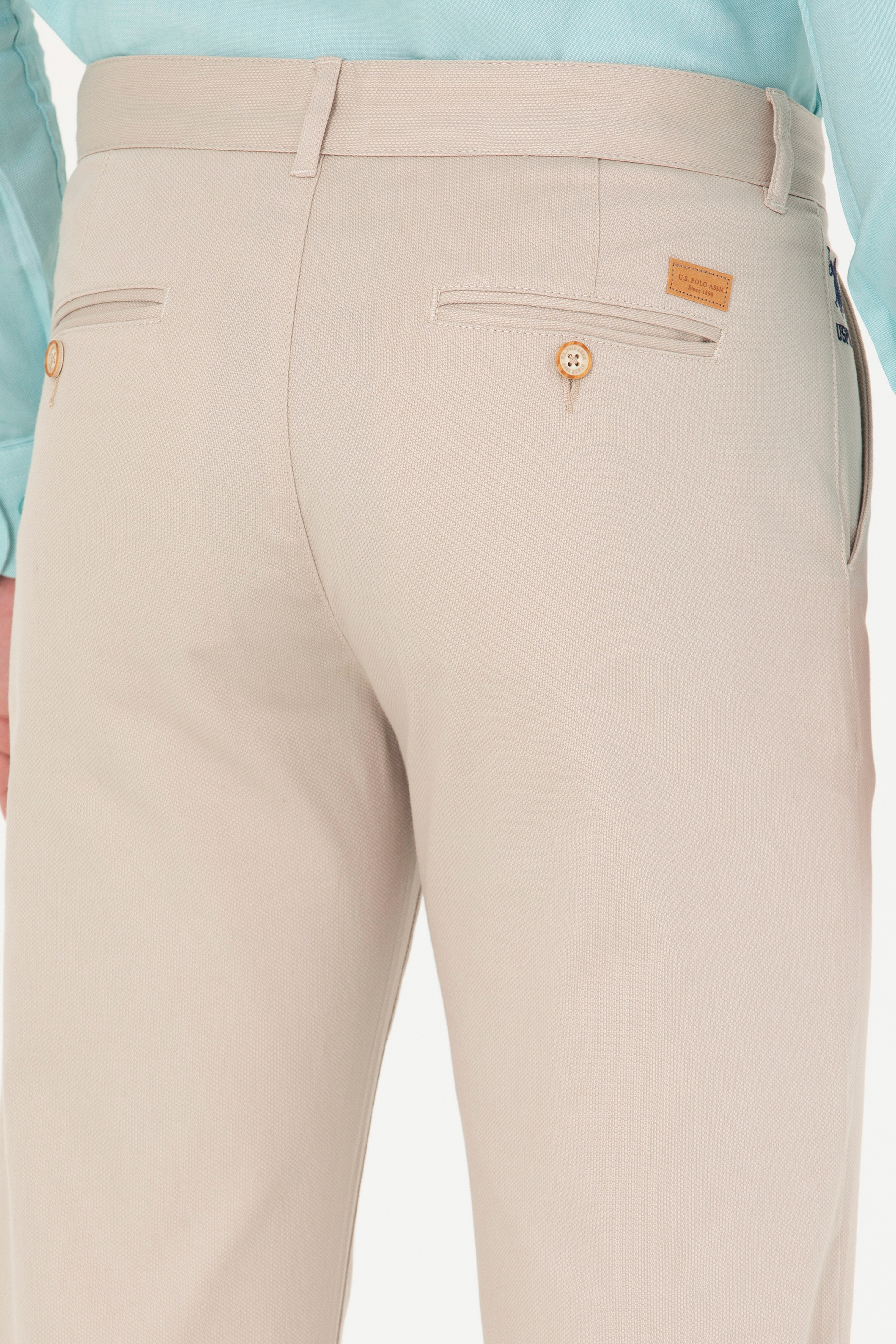 Erkek Regular Fit Taş Kanvas / Chino Pantolon - Image 7