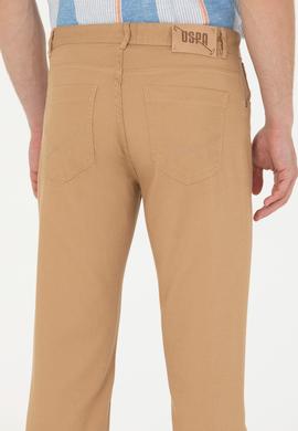 Erkek Regular Fit Camel Kanvas / Chino Pantolon - 50266051013