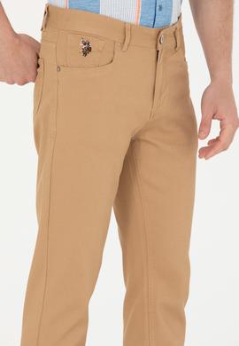 Erkek Regular Fit Camel Kanvas / Chino Pantolon - 50266051013