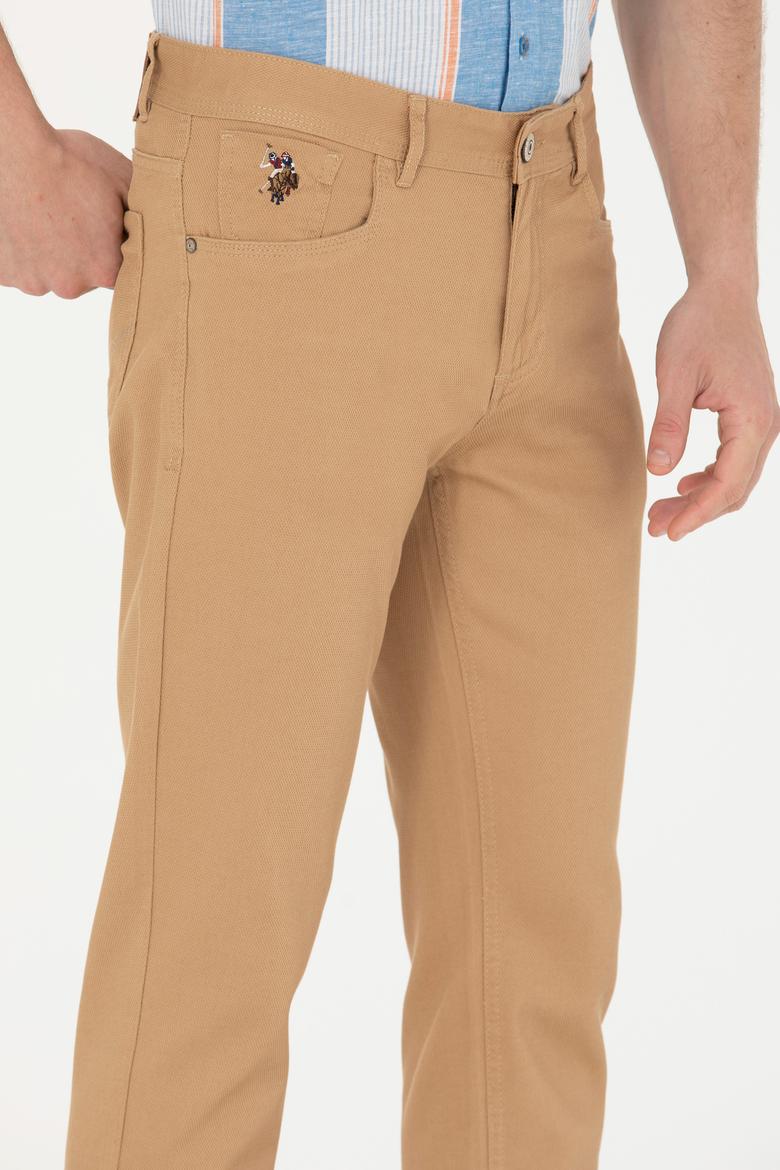 Erkek Regular Fit Camel Kanvas / Chino Pantolon - 50266051013
