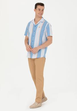 Erkek Regular Fit Camel Kanvas / Chino Pantolon - 50266051013