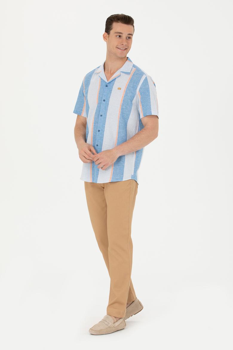 Erkek Regular Fit Camel Kanvas / Chino Pantolon - 50266051013