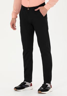 Erkek Siyah Kanvas / Chino Pantolon - 50266054015