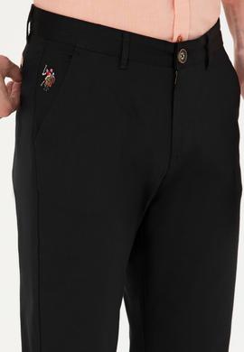 Erkek Siyah Kanvas / Chino Pantolon - 50266054015