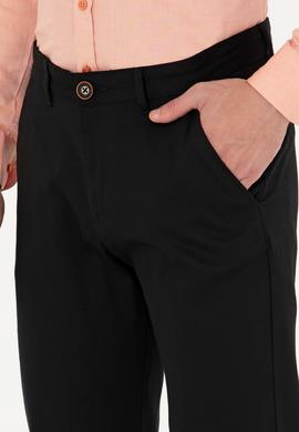 Erkek Siyah Kanvas / Chino Pantolon - 50266054015