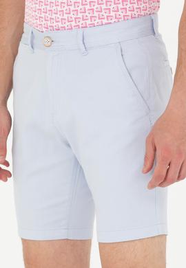 Erkek Açık Mavi Dokuma Şort - 50266070116