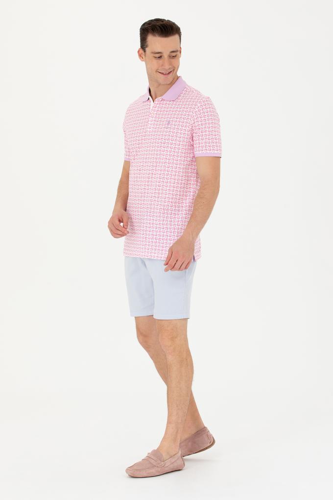 Erkek Açık Mavi Dokuma Şort