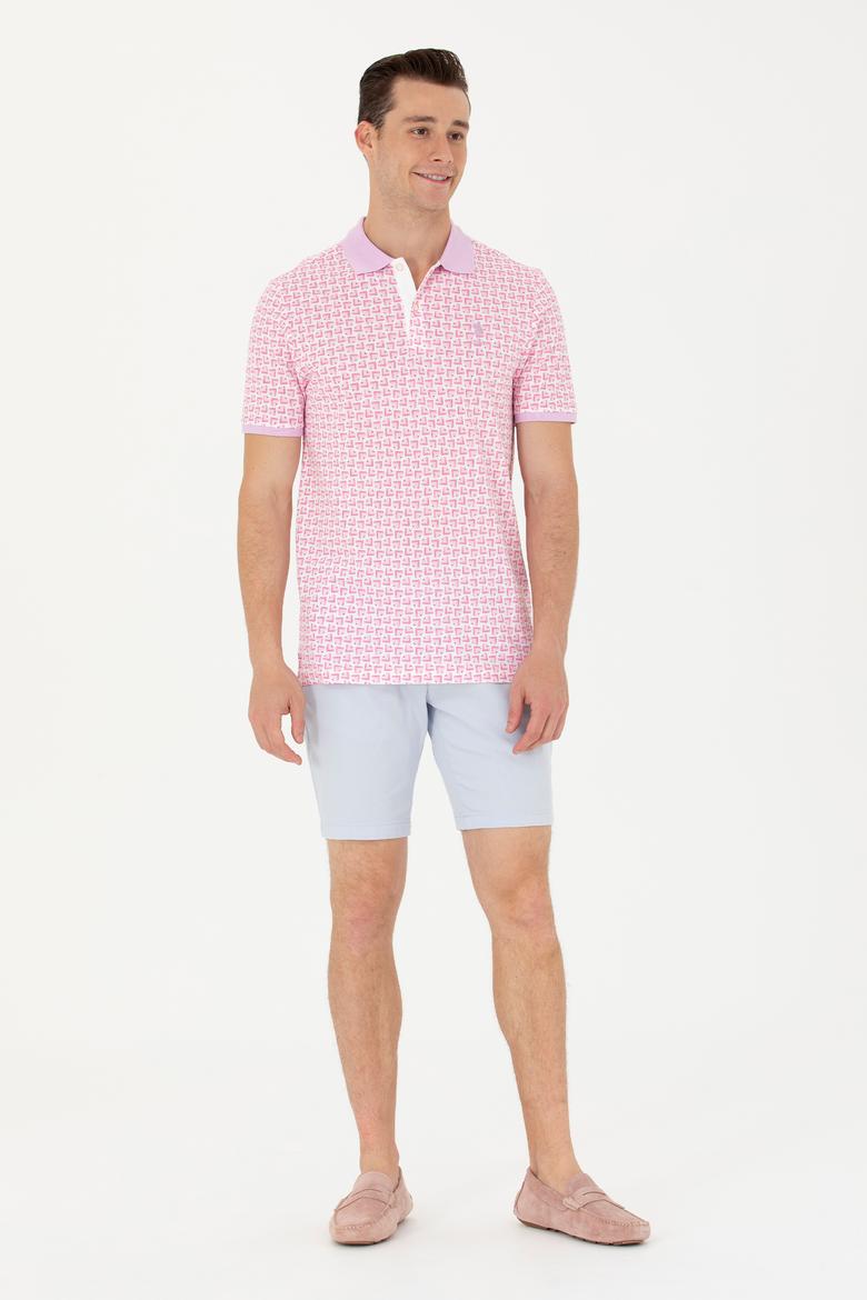 Erkek Açık Mavi Dokuma Şort - 50266070116