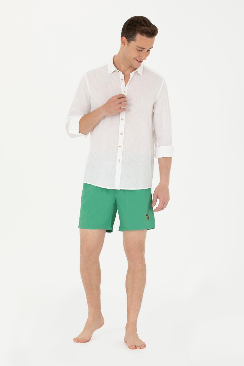Erkek Yeşil Deniz Şortu