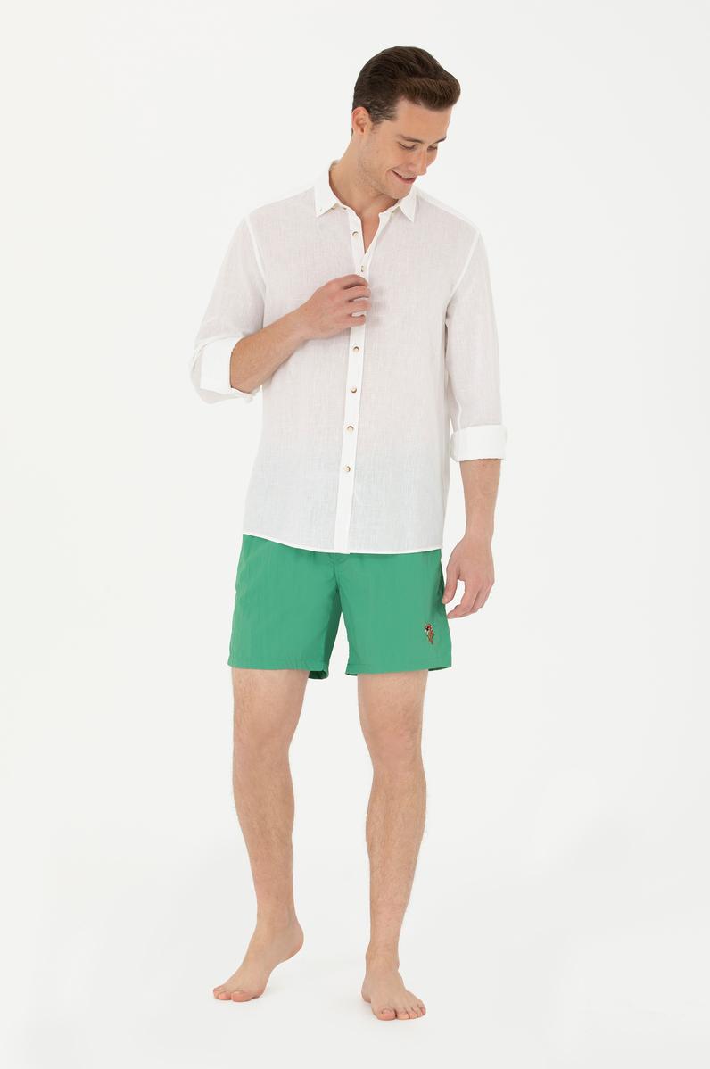 Erkek Yeşil Deniz Şortu