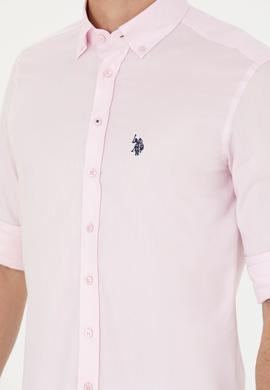 Erkek Manolya Uzun Kollu Basic Gömlek - 50263025096