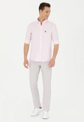 Erkek Manolya Uzun Kollu Basic Gömlek - 50263025096