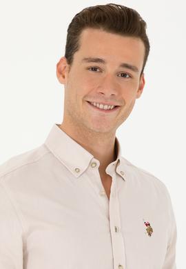 Erkek Taş Uzun Kollu Basic Gömlek - 50263100042