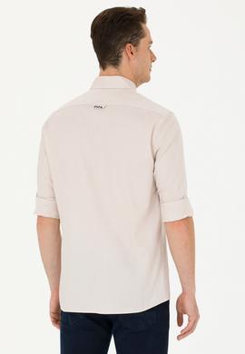 Erkek Taş Uzun Kollu Basic Gömlek - 50263100042