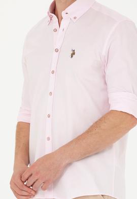 Erkek Manolya Uzun Kollu Basic Gömlek - 50263100096