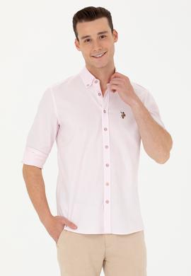 Erkek Manolya Uzun Kollu Basic Gömlek - 50263100096