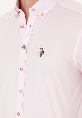 Erkek Manolya Uzun Kollu Basic Gömlek - 50263100096