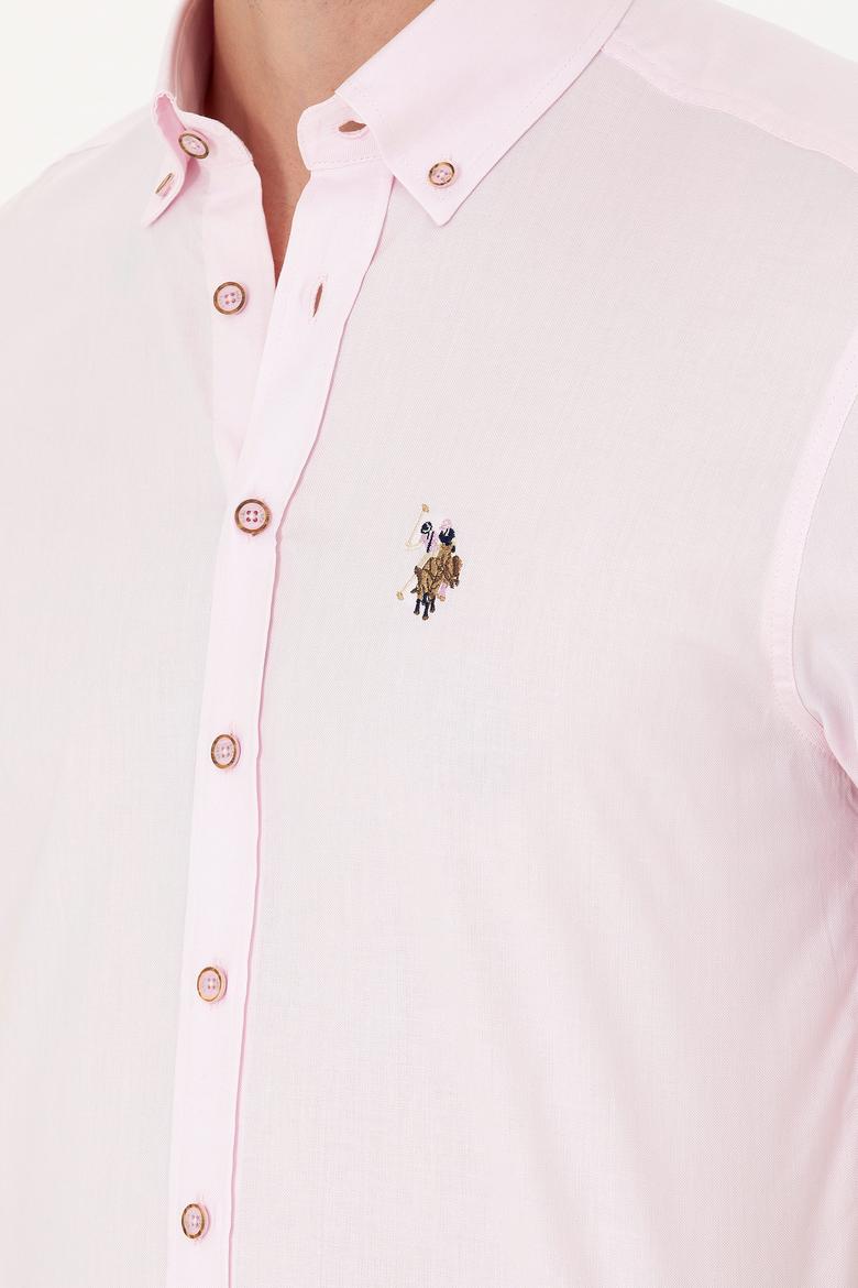 Erkek Manolya Uzun Kollu Basic Gömlek - 50263100096