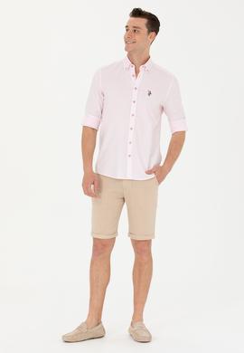 Erkek Manolya Uzun Kollu Basic Gömlek - 50263100096