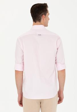 Erkek Manolya Uzun Kollu Basic Gömlek - 50263100096