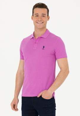 Erkek Menekşe Basic Tişört - 50263238017