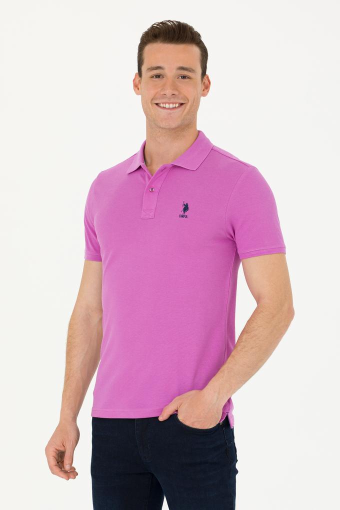 Erkek Menekşe Basic Tişört