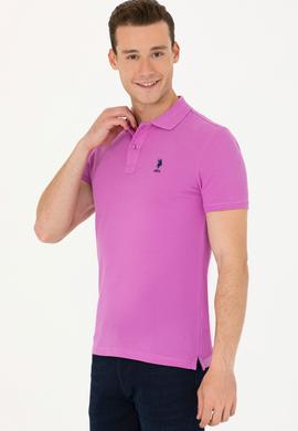 Erkek Menekşe Basic Tişört - 50263238017