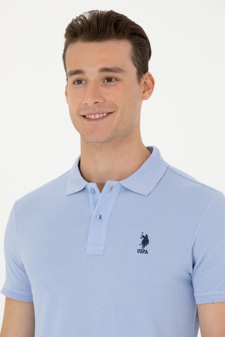 Erkek Mavi Basic Tişört - 50263238509